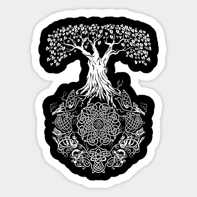 Celtic Tree of Life Sticker by TeeNinja